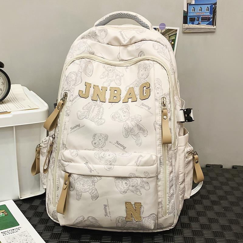 Schoolbag Children Elementary School Students Girls Junior High School Students High School Students Boy Letters Backpack