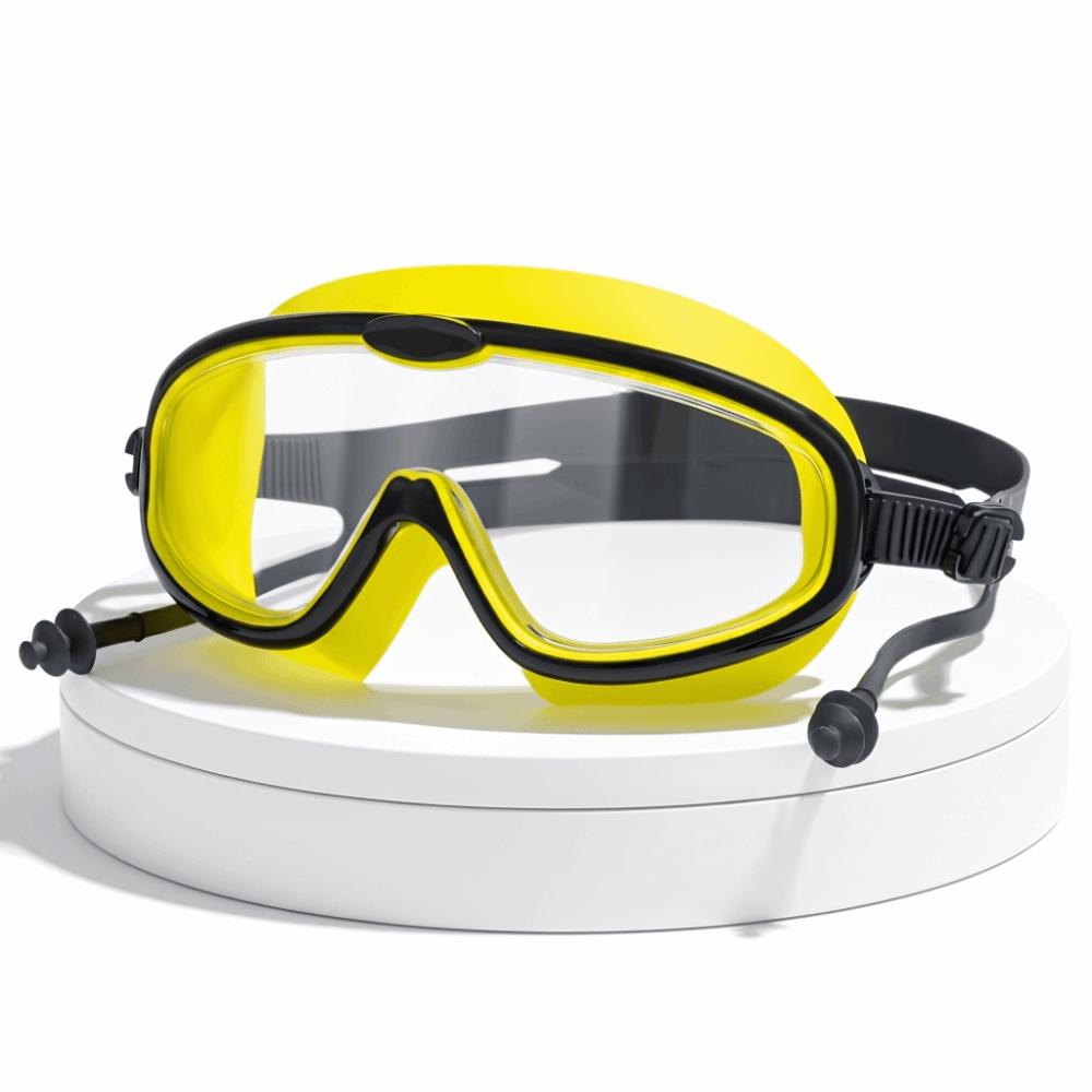 Wide View Big Frame Swim Goggles Anti-Fog Large Frame Swim Goggles Swimming Goggles Swimming