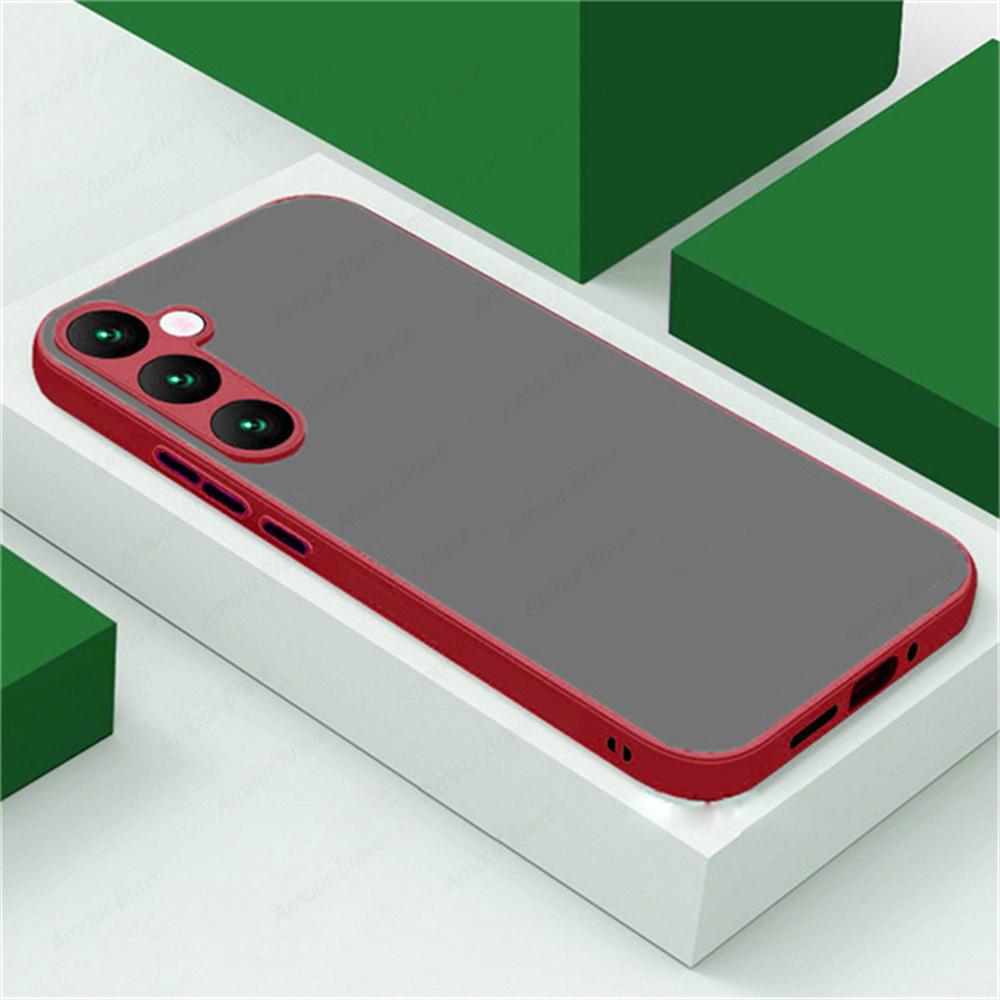 Matte Armor Shockproof for Samsung Galaxy A54 A55 A53 A52 A35 A34 A33 A32 A14 A13 A73 A72 A71 A51 A31 Phone Case Full Protection Cover