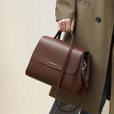 Bag Handbag Light Luxury Leather Women'S Bag Atmospheric Messenger Bag Commuter Bag Luggage