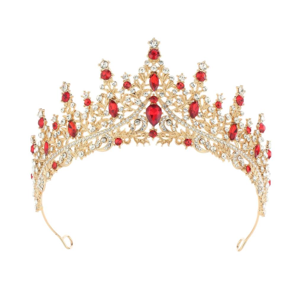 Accessoires pour cheveux en alliage, couronne de mariée, robe de mariée, bandeau en strass, couronne d'anniversaire, coiffure de bal de dîner