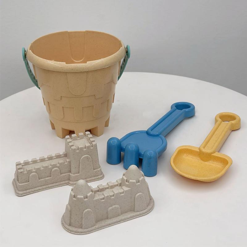 Kids Beach Sand Toys Set Travel Beach Toy Sand Castle Building Kit for Boys and Girls Large Sand Shovel Outdoor Party Gift