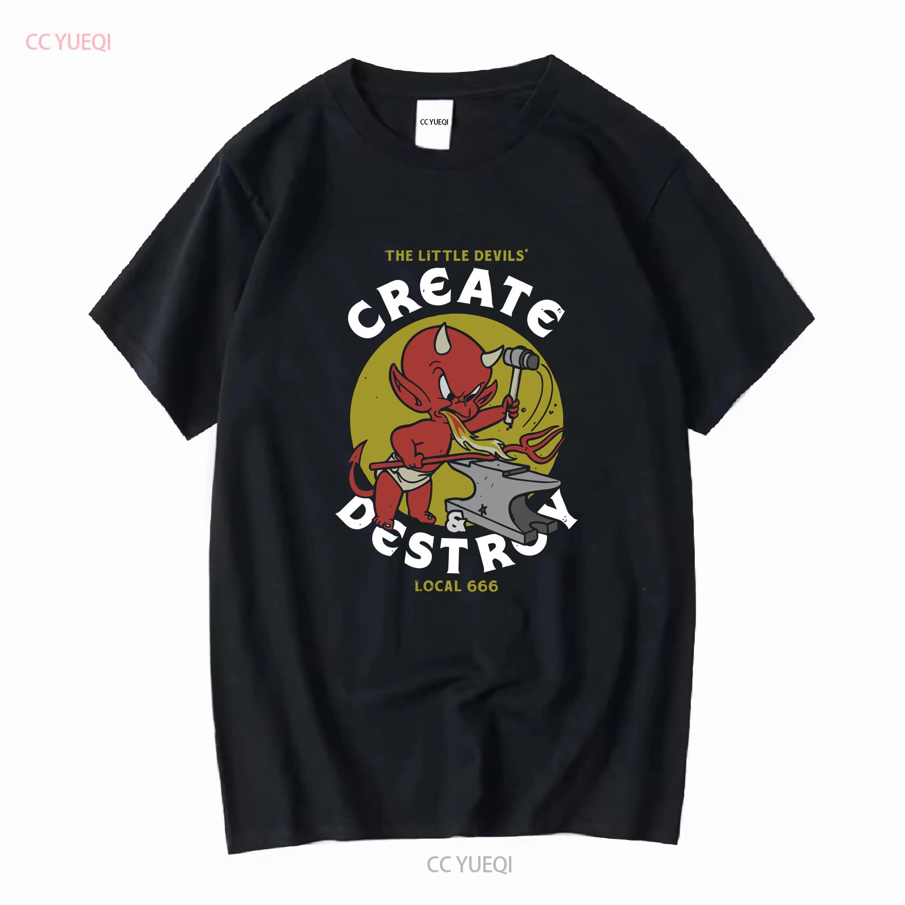 

Hot Stuff Local Devils T Shirt Mens Licensed Cartoon Merch Little Devil Black vintage Washed streetwear Casual Soft 4XL
