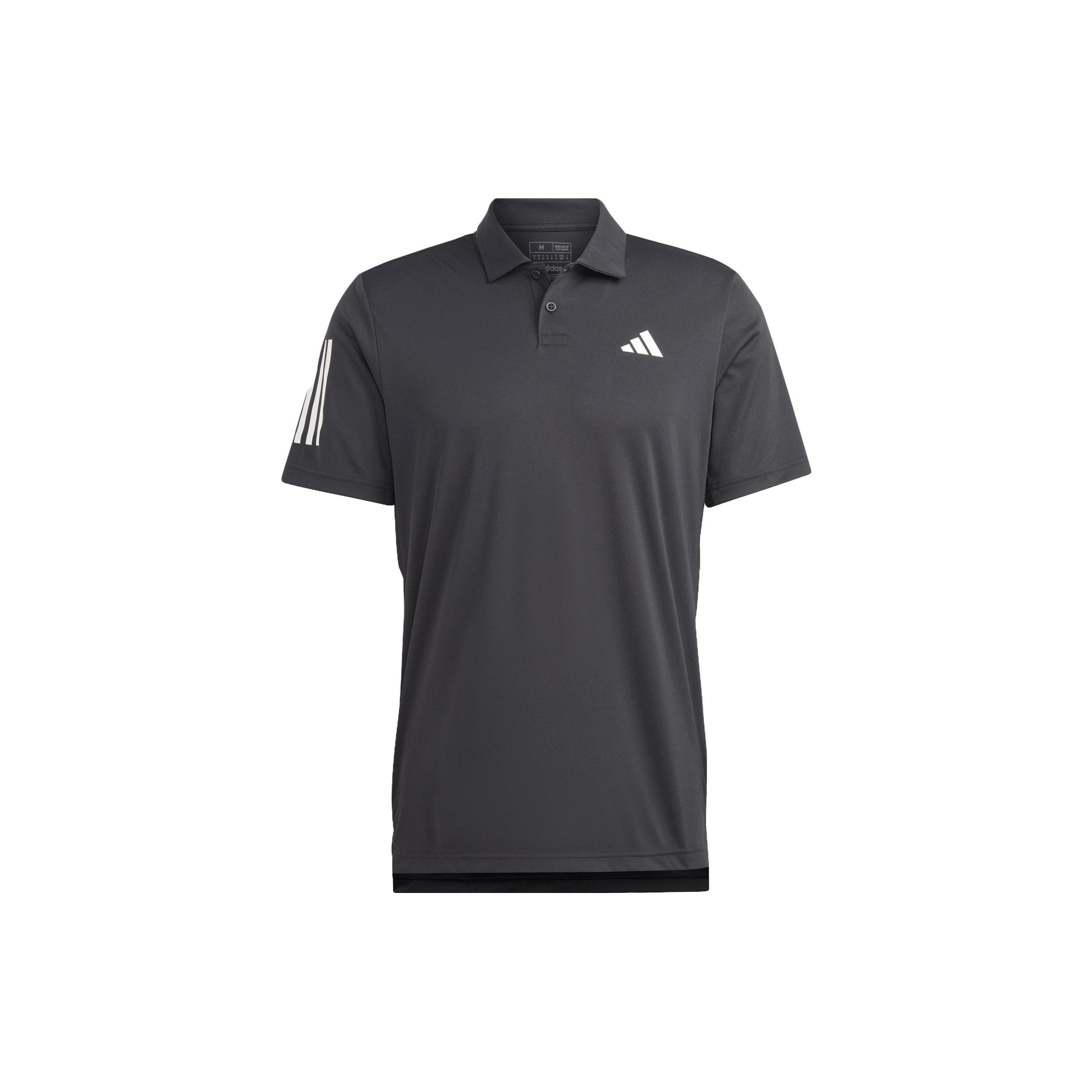 adidas Club 3-Stripes Tennis Polo Shirt  Black  Men s HS3269 L