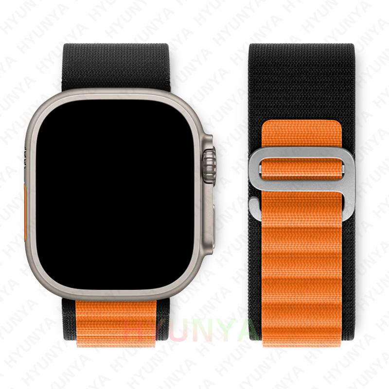 Alpine Λουράκι για Apple Watch Band Σειρά 10 9 8 7 SE Ultra 2 41mm 42mm 45mm 46mm 49mm 40mm 44mm IWatch Correa Λουράκι Ρολόι Βραχιόλι