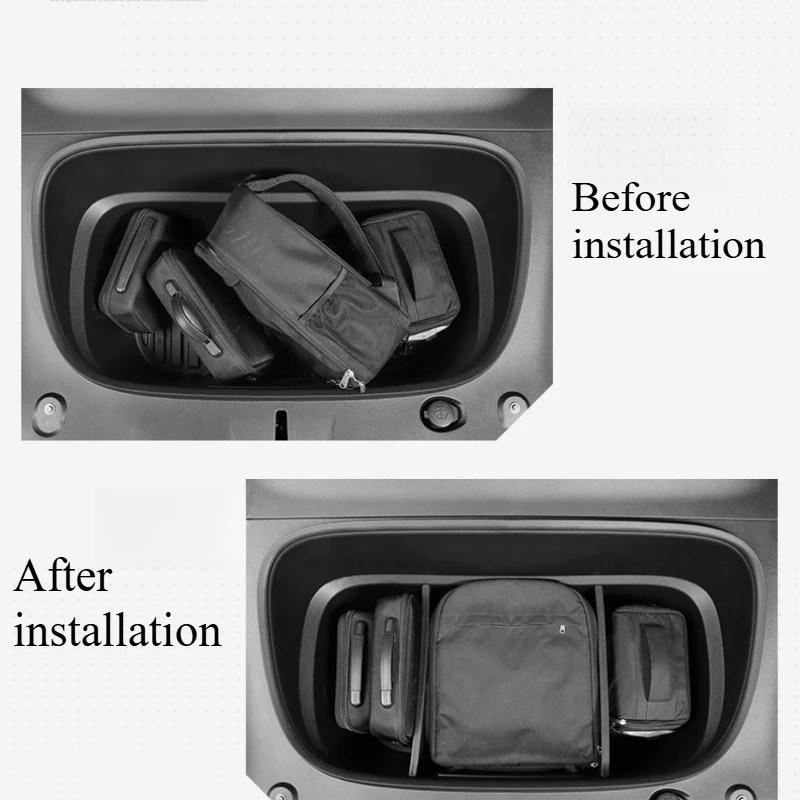 Front Trunk Storage Partition for Tesla Model Y Juniper 2025 Organizer Divider Baffle Cargo Cover Protector Board Accessories