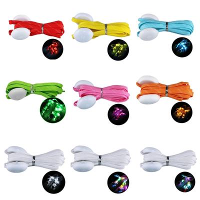 1 Pair LED Light Up Shoelaces LED Lighting Shoe Laces for Night Safety Running Biking, Cosplay, Hip-hop Dance