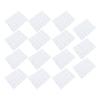 15PCS Rabbit Feet Pad Food Grade Plastic Easy Cleaning Bunny Cage Floor Mat for Guinea Pig White