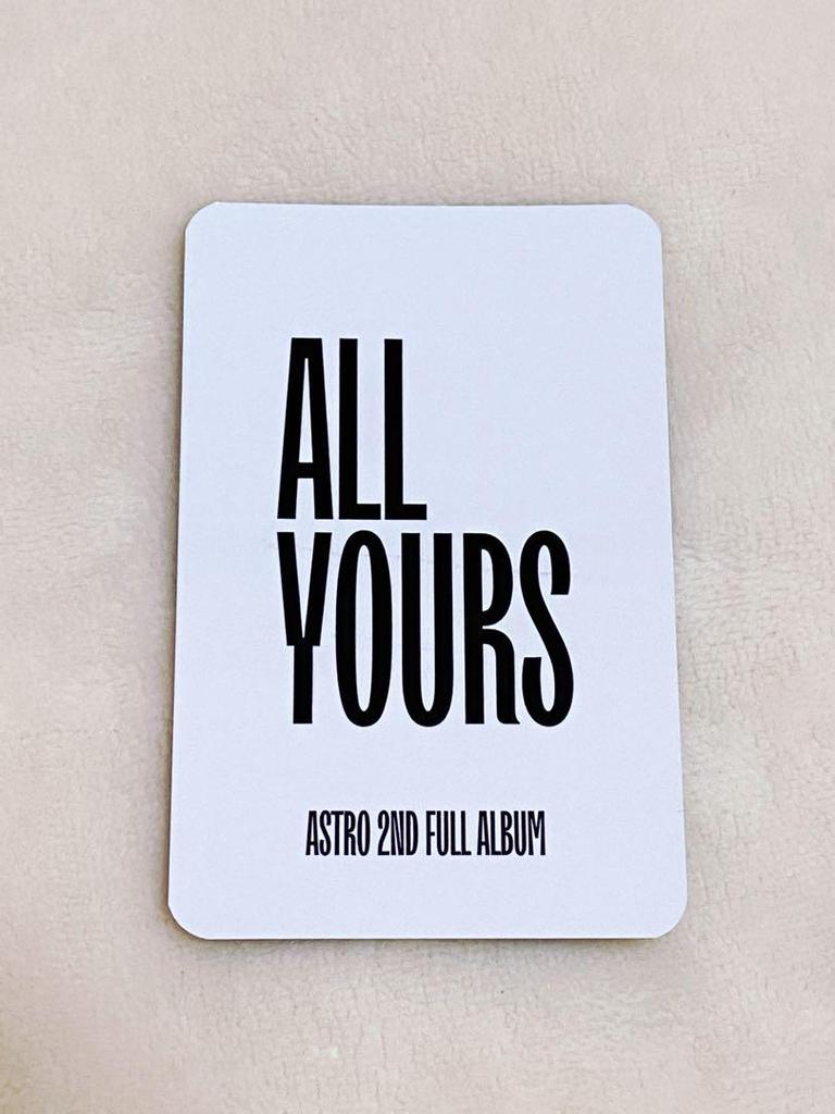 [USED] ASTRO All Yours DMC Music Yeonton Trading Card Eunwoo