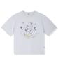 FALLETT Drawing Fruit Short Sleeve T-Shirt Sky Blue