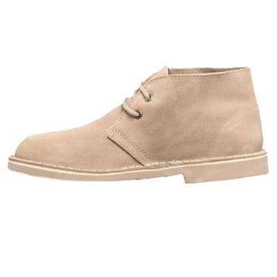 Damskie/damskie buty pustynne z prawdziwego zamszu bez podszewki