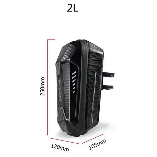 Wildman Etui/Uchwyt Na Hulajnogę Es8X 2L Sakwa Na Ramę Czarna/Black