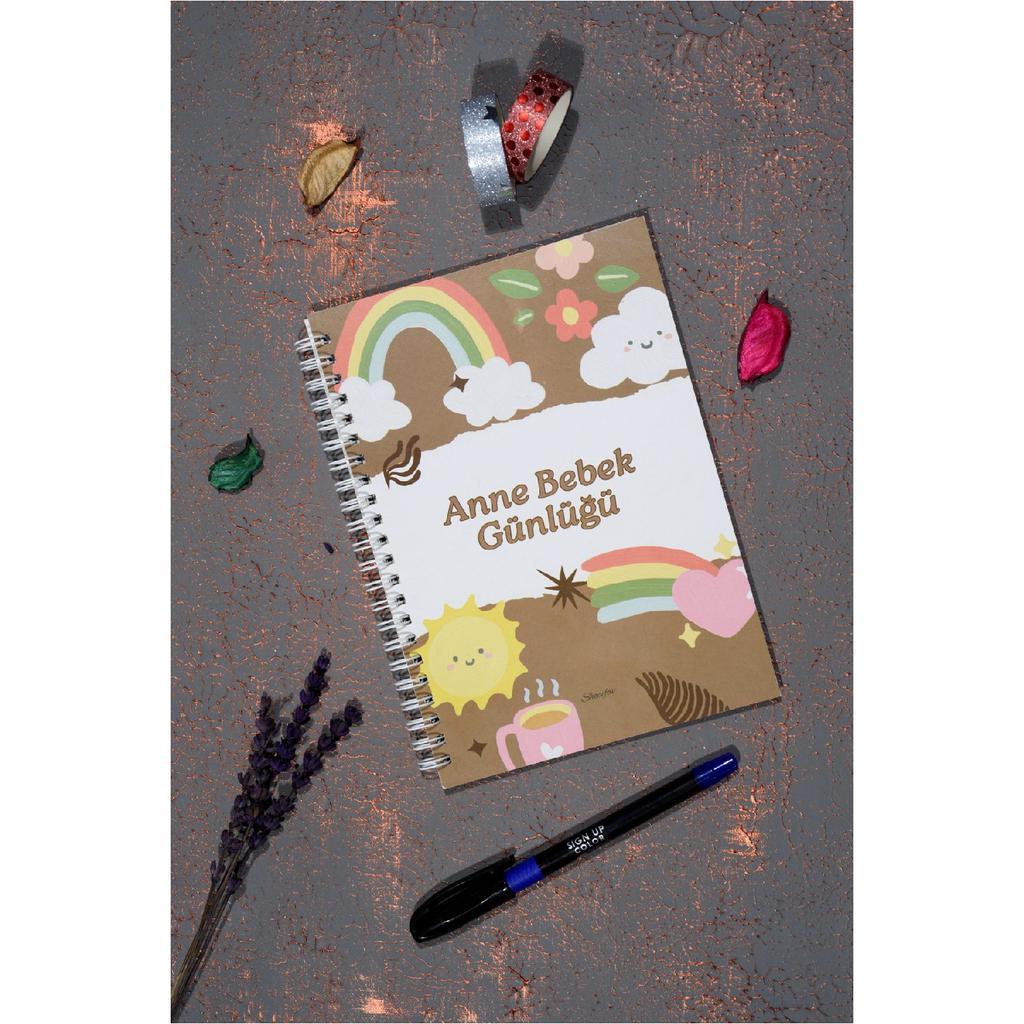 Schwangerschafts- und Mutter-Baby-Tagebuch: Sammeln Sie Erinnerungen, schaffen Sie Erinnerungen, die ein Leben lang halten