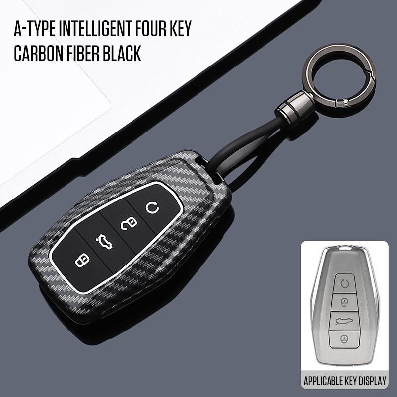Interior Mouldings Car Smart Key Cover Case Shell Fob For Geely Coolray X6 X7 Emgrand Global Hawk GX7 Holder KeyChain Protector