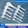 Individually Packaged Disposable Plastic Measuring Spoons: 1g, 3g, 5g, 10g, 15g for Liquid & Powder