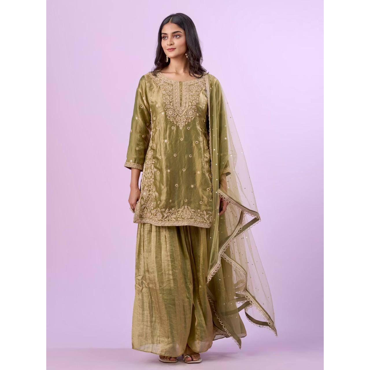 Bollywood Pakistani Party Wear Sharara Suit Indian Wedding Wear Salwar Kameez L-40