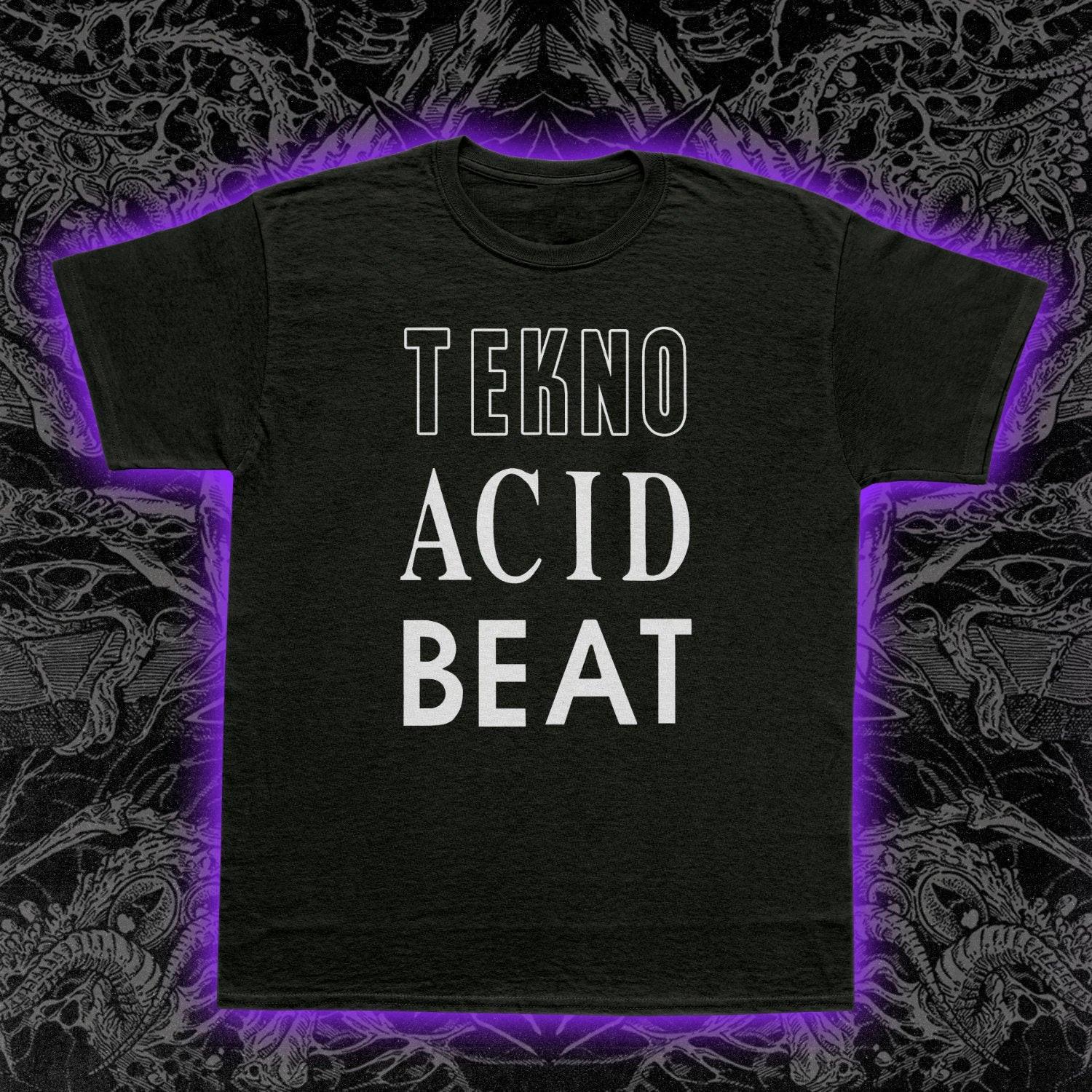 Psychic TV Tekno Acid Beat T-Shirt Mens Womens Tees Top Acid House Industrial Electronic Music S-5XL S