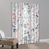 Floral Pattern Curtains Polyester Fabric Suitable Bedroom Living Room Decoration Curtain Elegant Made Of Washable Sitting Ready