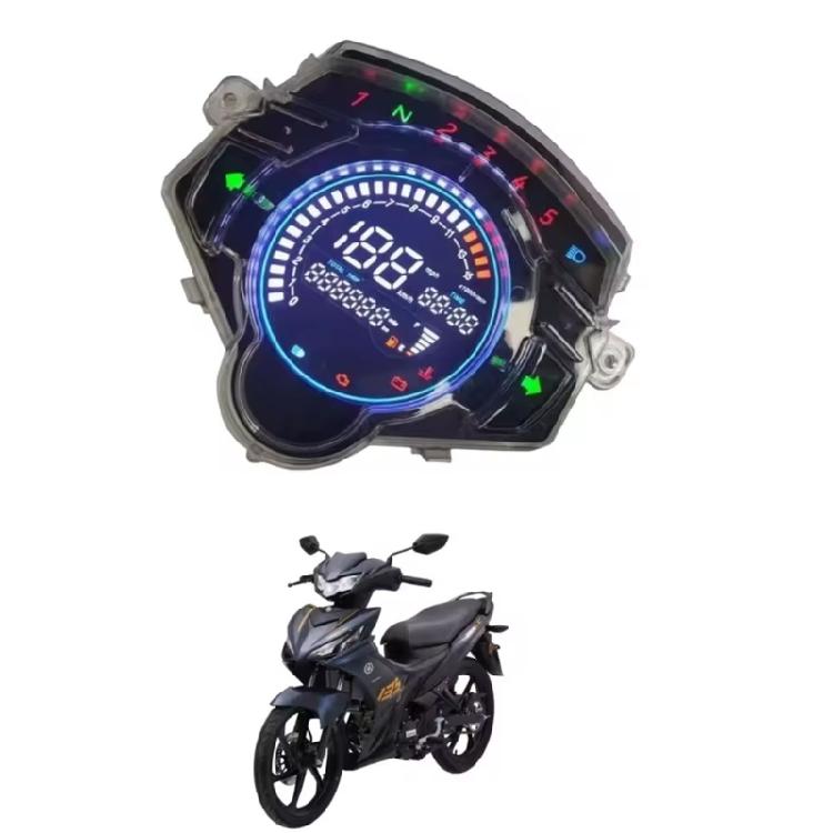 Motorcycle LCD Instrument Panel Meter Gauge Speedometer Odometer Tachometer Clear Display Suitable for LC135 V4 V5 4S/5S
