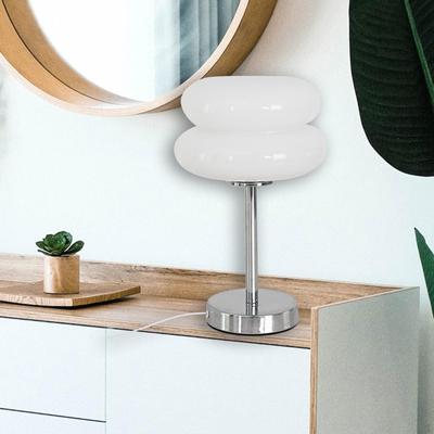 Egg Tart Lamp - Stylish Glass Table Light for Home Decor