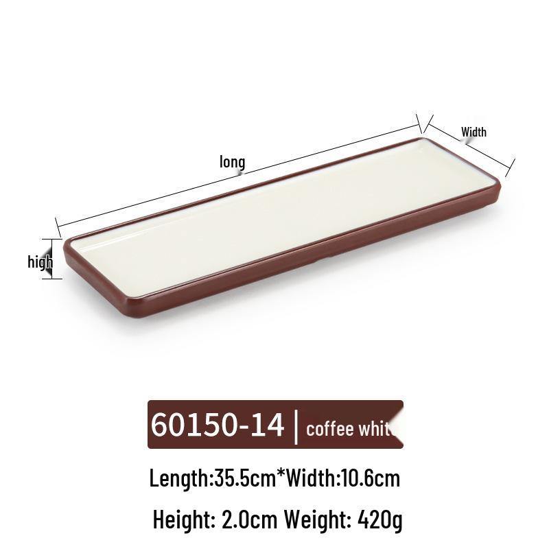 Kaibaiya Melamine Rectangular Sushi & BBQ Tray