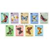 Hungary Post Stamps Postage Year 1966 Butterfly Insect Full Set 9 New MNH Collectible Postage Stamps Material For Scrapbooking