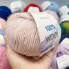 6pcs 300g Merino Wool Chunky Yarn  Extra Thick Knitting Crochet Yarn Multi-Color Wool Balls for GlovesWinter Accessories | Luxury Raffia Style Yarn