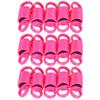 15Pcs Extension Spring Colorful Compression Small Tension Springs for Bag Strap AdapterRose Red