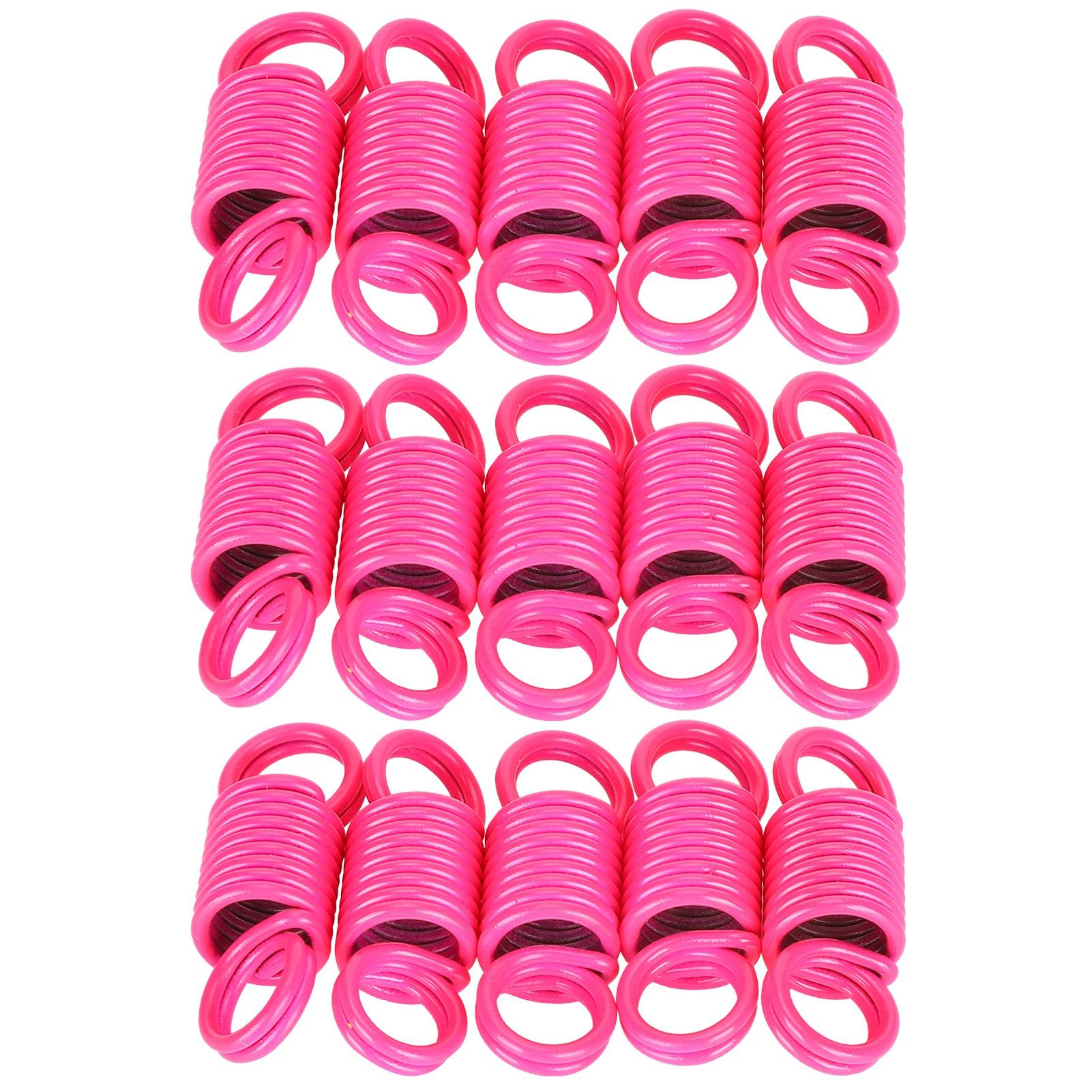 

15 шт. пружин растяжения цветные компрессионные маленькие пружины растяжения для адаптера ремня сумки розово-красные розы красного