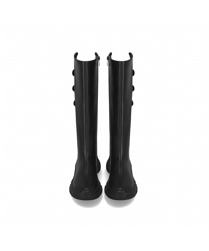 Elcanto Mazz Women'S Buckle Band Casual Long Boots 5Cm Lcwl34M44V