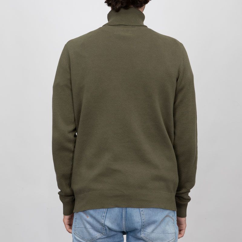 Pull col roulé maille fine couleur unie Homme BILL TORNADE