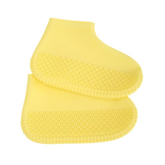 1 Paar wasserdichte Regenschuhüberzieher, rutschfeste Silikon-Wiederverwendbare Überschuhe für Damen und Herren, Reise, Outdoor, Regendichter Stiefel-Schuhschutz