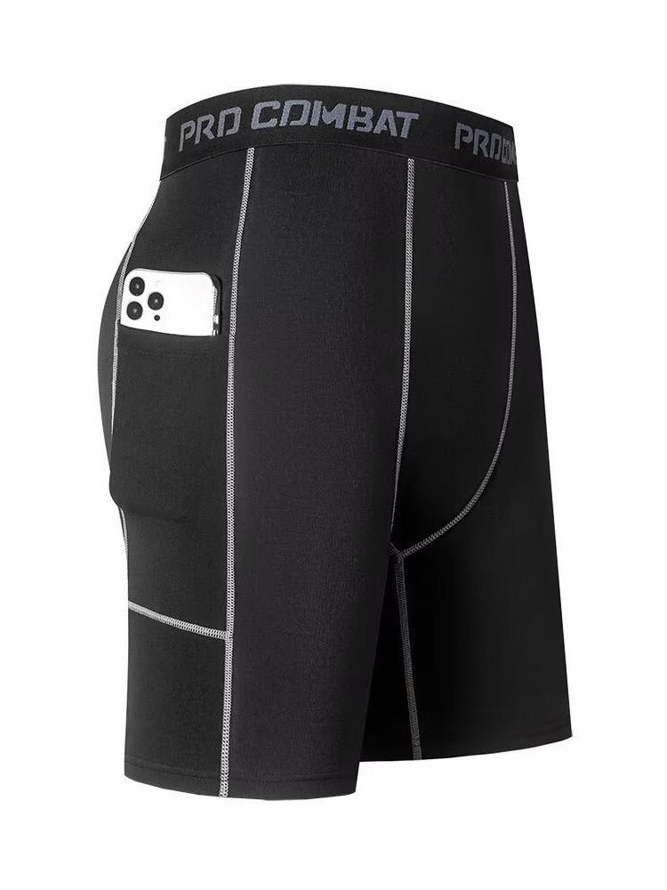 Men's High Elastic Quick Dry Compression Basketball Shorts