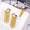 Book Marks for Books Bookmark Cat Anime Bookmark Metal Bookmark Tell Separator Books Travelers Notebook Accessories Stationery