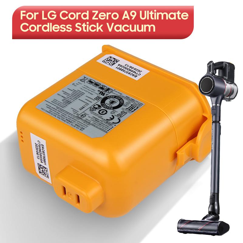 Rechargeable Lithium Battery For LG Cord Zero A9 Plus A9 Max A9K Pro A9M A9MASTER2X A9MULTI A9MULTI2X A9PETNBED EAC63382208 EAC63758601 EAC63382201