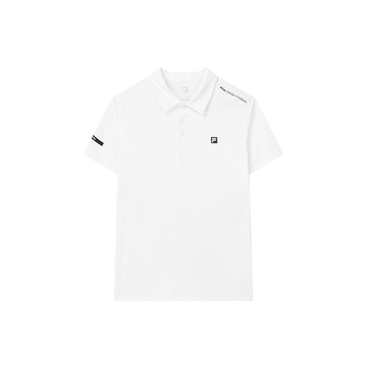 

FILA Athletics Letter Print Sports Casual Short Sleeve Polo Shirt Men Polo Shirts Jade-White A11M131151F-WT XXL