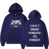 Rapper Destroy Lonely Hoodies I Dont Trust Forgive or Forget Text Letters Graphic Printing Autumn Winter Fleece Sweatshirts