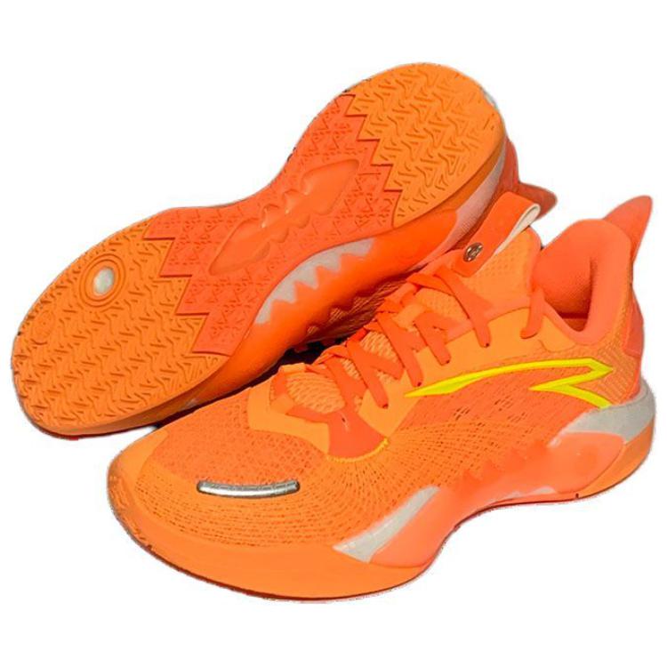 Anta Crazy Tide 5 Kyrie Performance Stable Non-Slip Wear-Resistant Rebound Low-Top Basketball Shoes Men Sneaker Orange 112421606S-2
