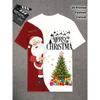 Red and White Contrasting Christmas Theme 3D Printed Men's T-shirt Loose Comfort Casual Breath Quick-dry Outdoor Y2K Party Cloth
