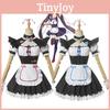 Nekopara Chocola Vanilla Cat Maid Dress Cosplay Costume Wig Breathable Exquisite Workmanship