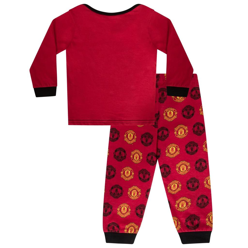 Manchester United FC Conjunto de Pijama Longo para Bebê Menino Nascido para Brincar