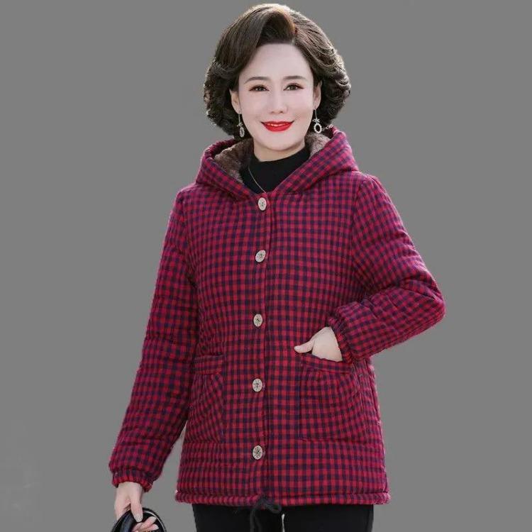 Women Winter Warm Thickening Short Jacket Large Size Coat