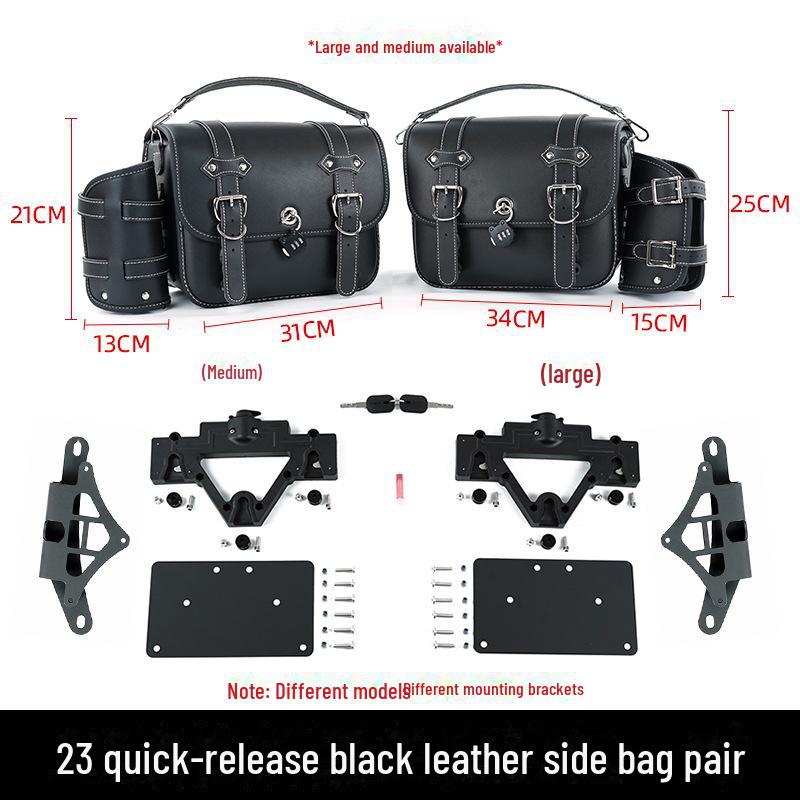 CFMOTO 250CLC Waterproof Side Bag & Anti-Fall Bumper Accessories with Folding Backrest and Step Shelves