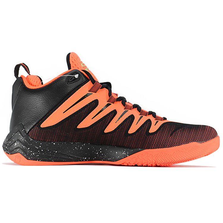 Jordan CP3 9 Round Head Comfortable Shock Absorption Non-Slip Lightweight Rebound Mid-Top Basketball Shoes Men Sneaker Black Orange 829217-802