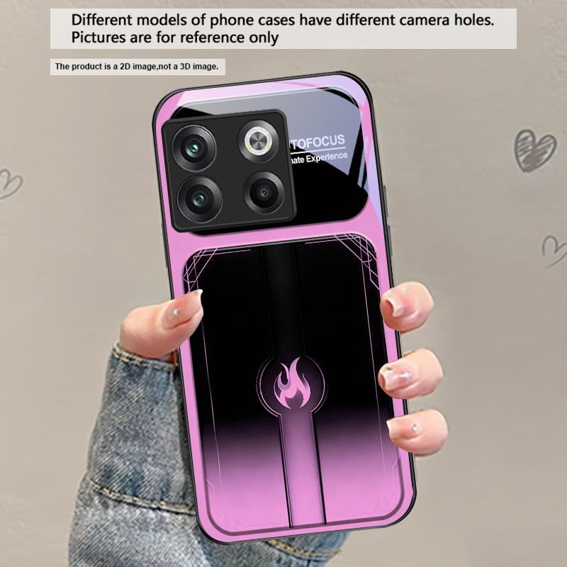 

Dazzling purple flames For OnePlus Ace 2 3 2V 5 Pro Nord CE 2T 2 3 Lite N20 N30 6 7T 8 8T 9 10 Pro 11R 12R 13R Glass Phone Case OnePlus Ace 2V
