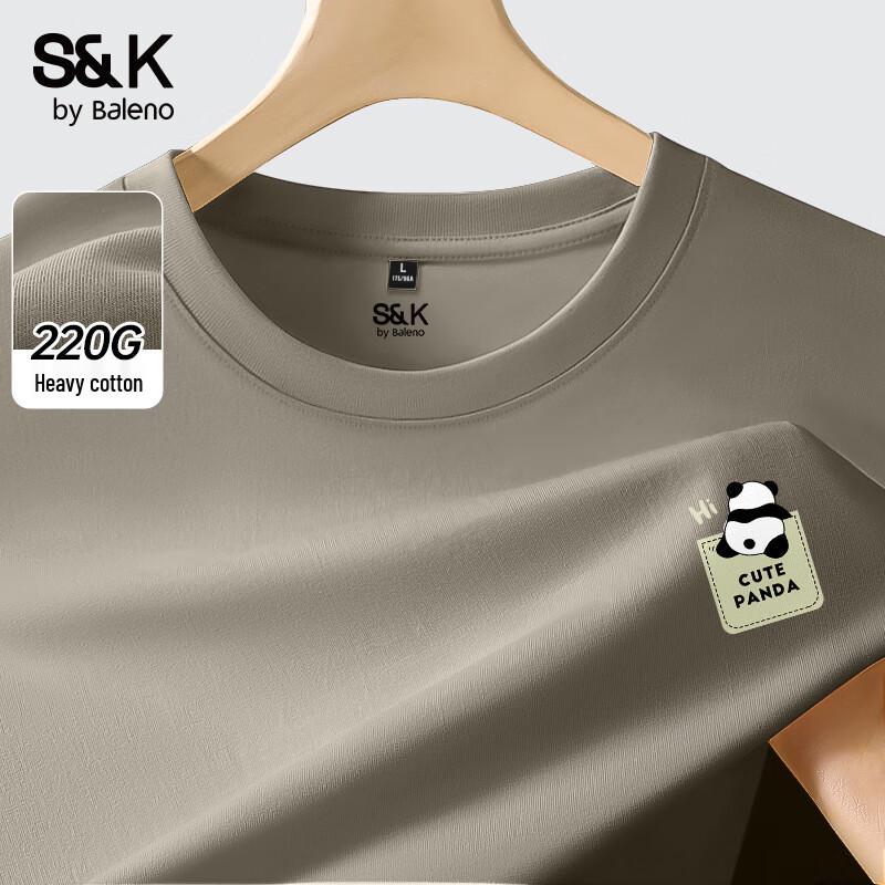 Baleno S&K Series Men s Heavy Cotton Cartoon Print Long Sleeve T-Shirt 4XL