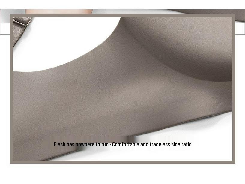 Women's Seamless Push-Up Bra & Underwear Set - Small Chest, Adjustable Anti-Sag Support, Thin Summer Design