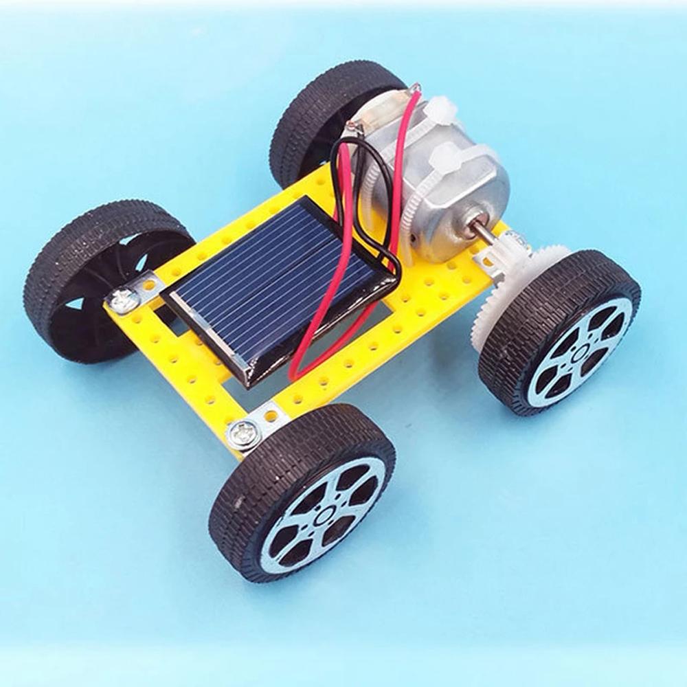 Science Experiment Children Car Robot Kit Set Energy Solar Powered Toy Solar Car Toys DIY Assembled
