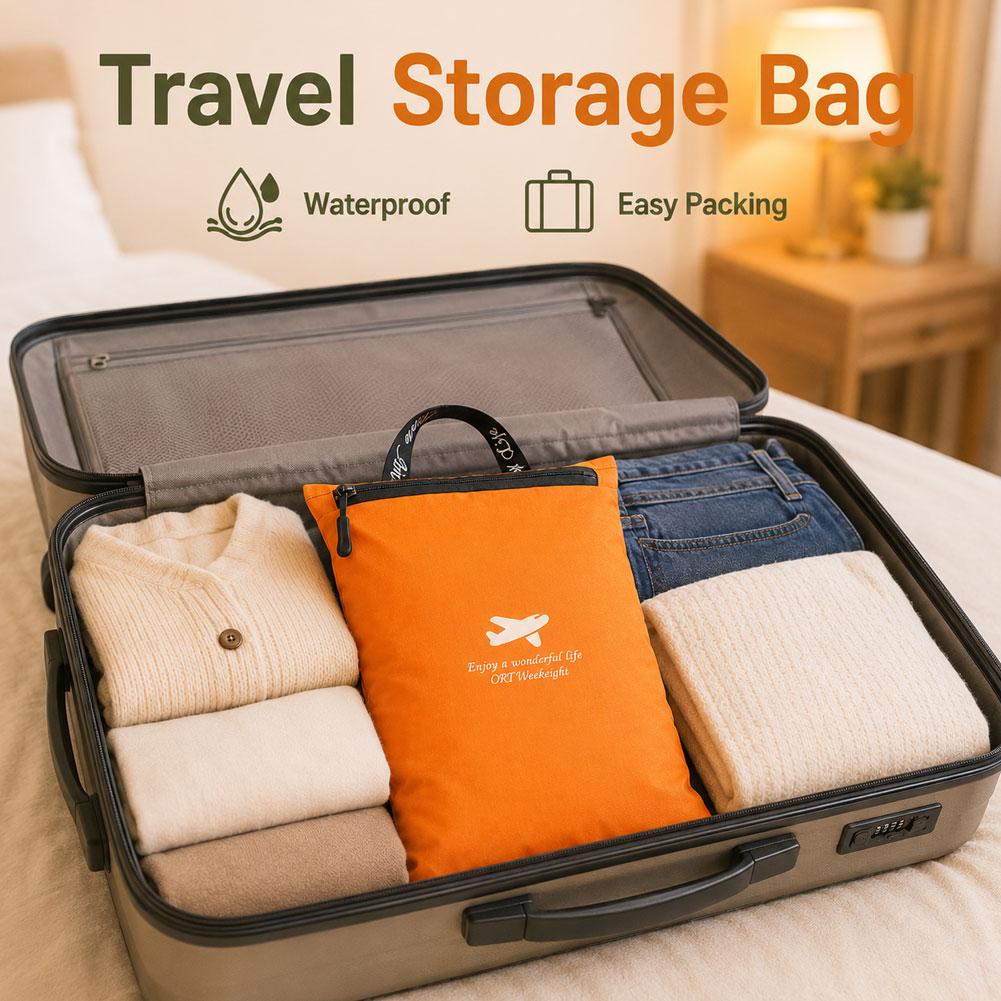 Waterproof Storage Bag Travel Pouch Portable Handheld Luggage Organizer For Swimming Gym Camping Beach Clothes Toiletry Bag