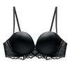 Elegant Lace Underwire Bra Set for Women - Seamless, Beautiful Back Design, Small Bust Enhancing, Soft Steel Ring Support.